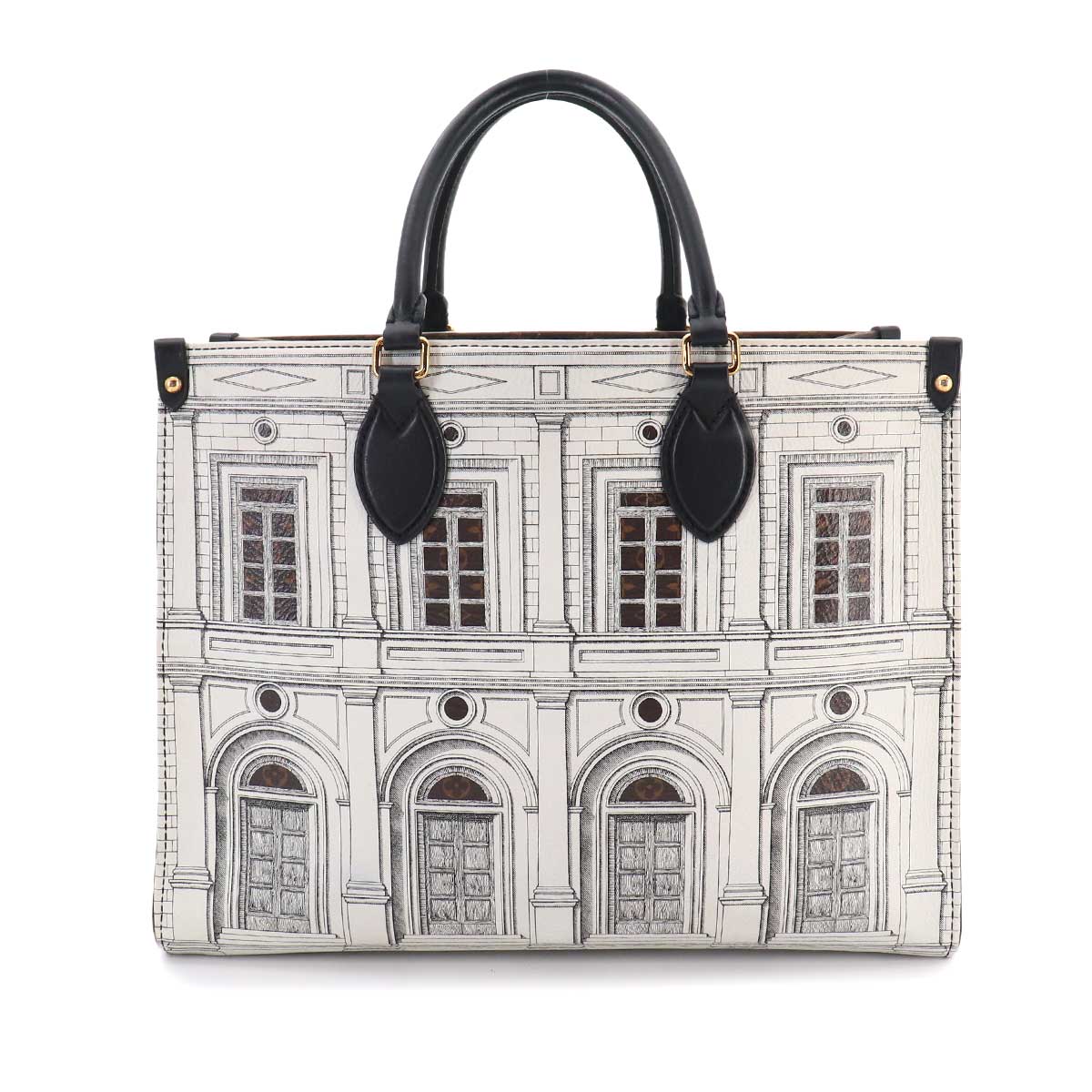Monogram Onthego MM Tote Shoulder Bag M59264 Fornasetti