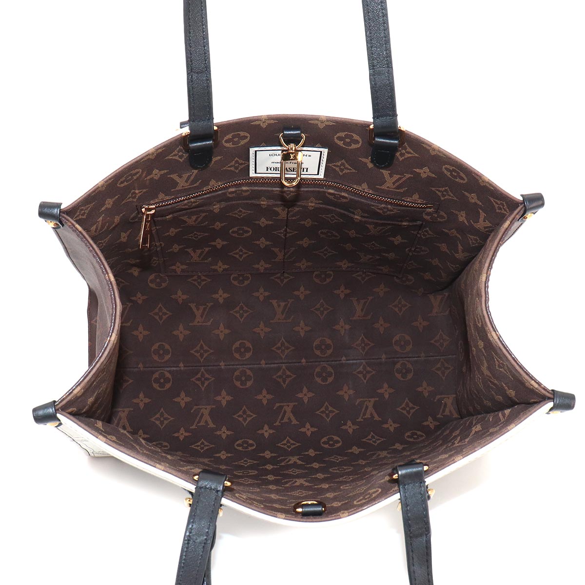 Monogram Onthego MM Tote Shoulder Bag M59264 Fornasetti