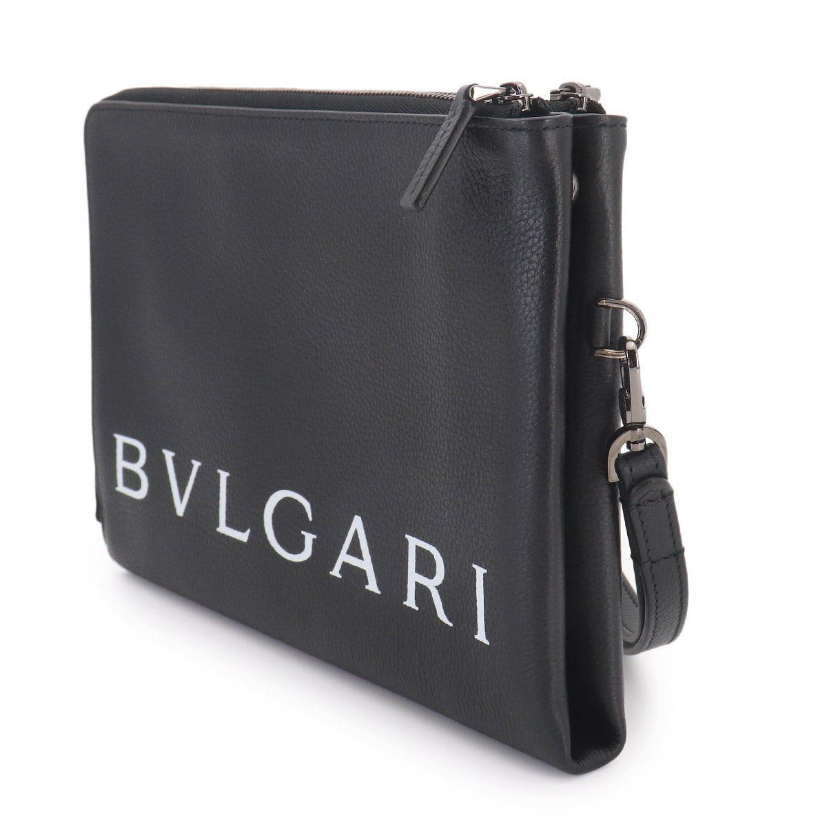 FRAGMENT Clutch Bag Leather Black 290786 Purse