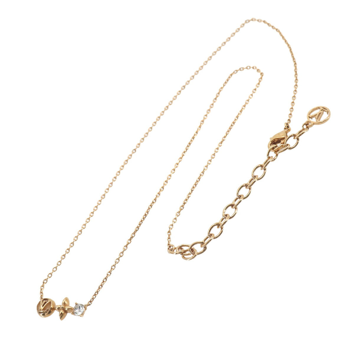 Petit Louis Necklace Gold Rhinestone M00368 LV Accessory