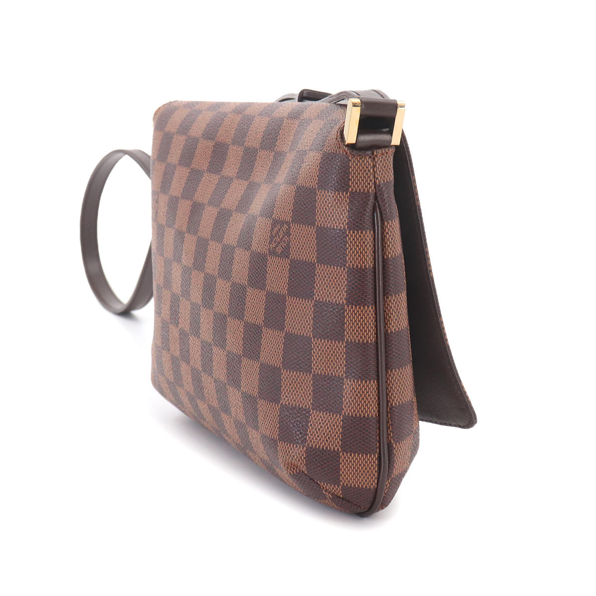 Damier Musette Tango Long Shoulder Bag Ebene N51301