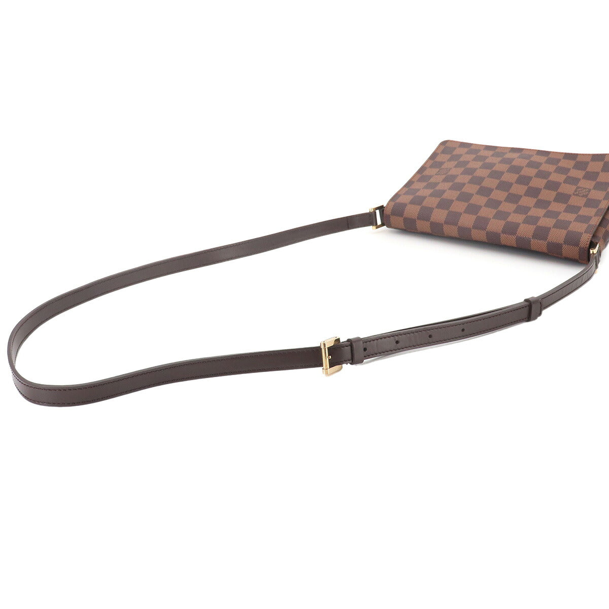 Damier Musette Tango Long Shoulder Bag Ebene N51301