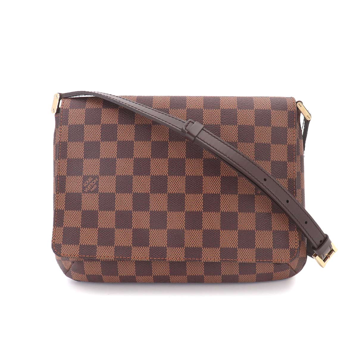 Damier Musette Tango Long Shoulder Bag Ebene N51301