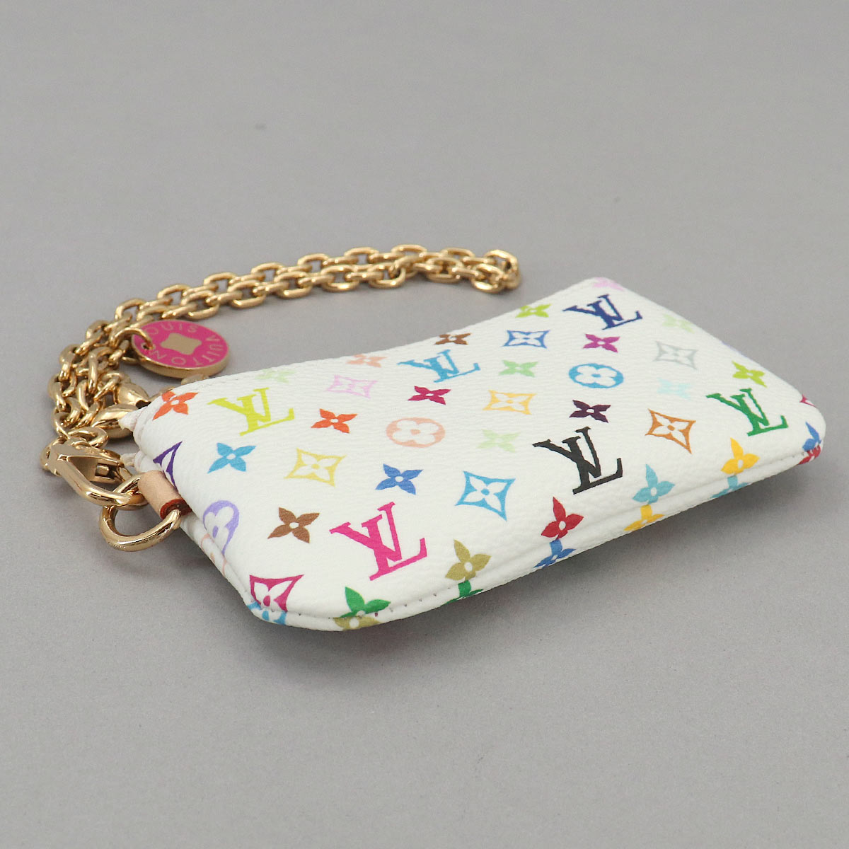 LVxTM Monogram Multicolor Phone Holder Pouch Blanc M14099