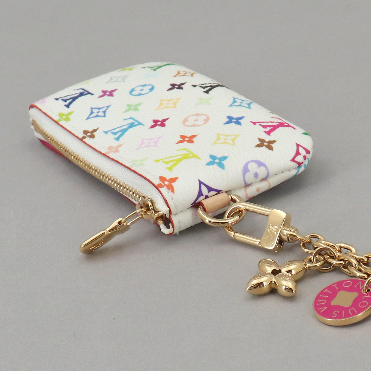 LVxTM Monogram Multicolor Phone Holder Pouch Blanc M14099