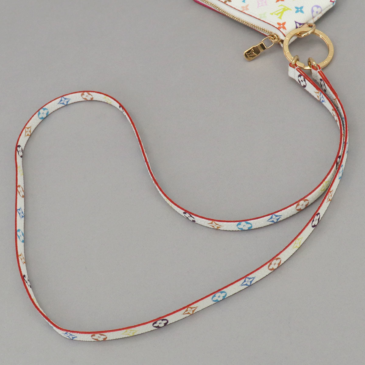 LVxTM Monogram Multicolor Phone Holder Pouch Blanc M14099