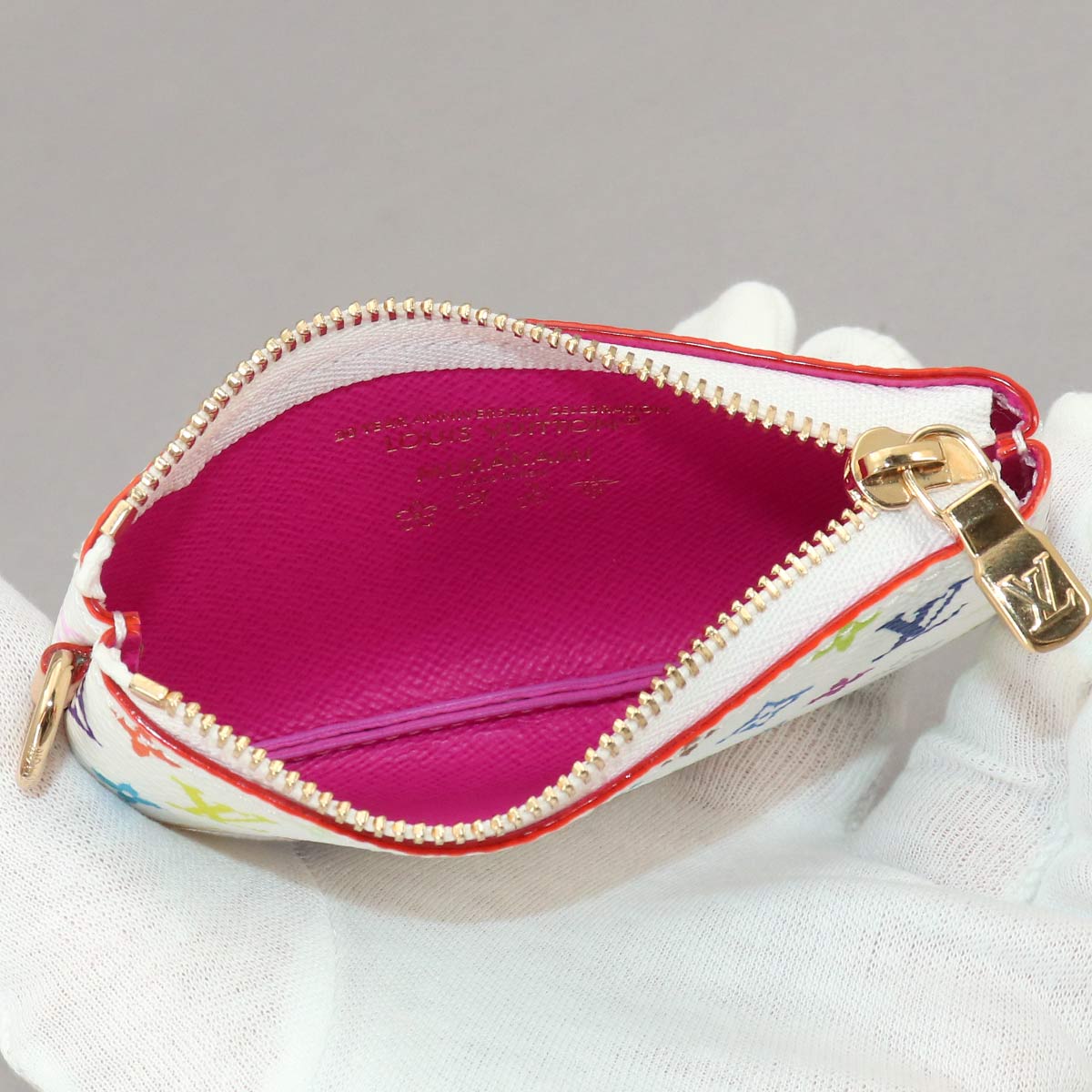 LVxTM Monogram Multicolor Phone Holder Pouch Blanc M14099