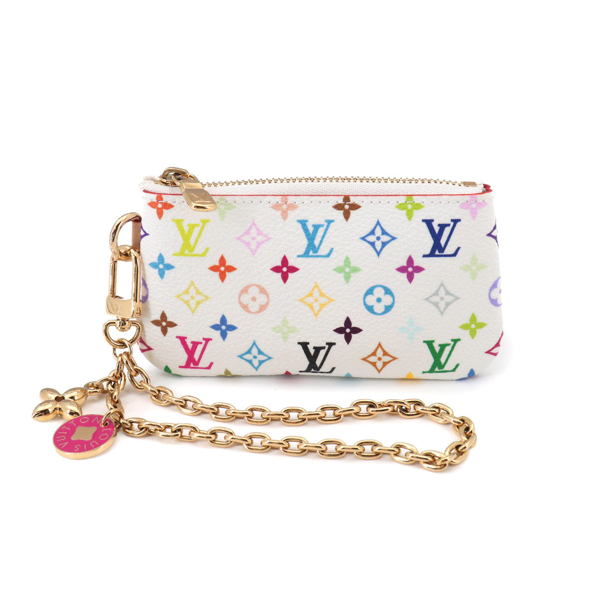 LVxTM Monogram Multicolor Phone Holder Pouch Blanc M14099