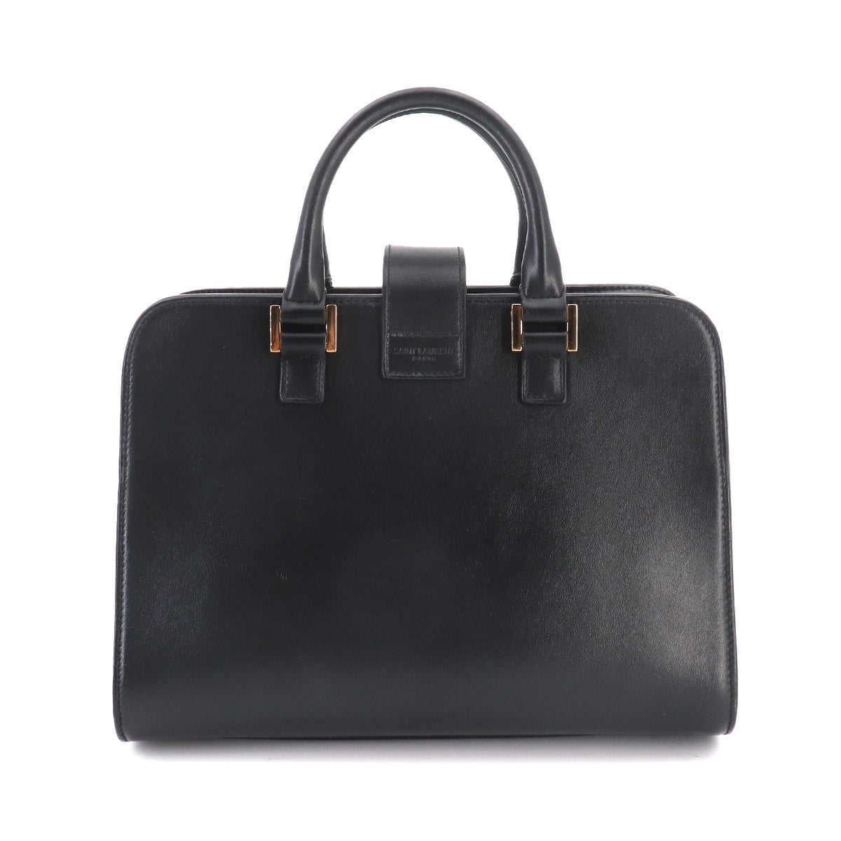 Baby Cabas Hand Shoulder Bag Leather Black 568853