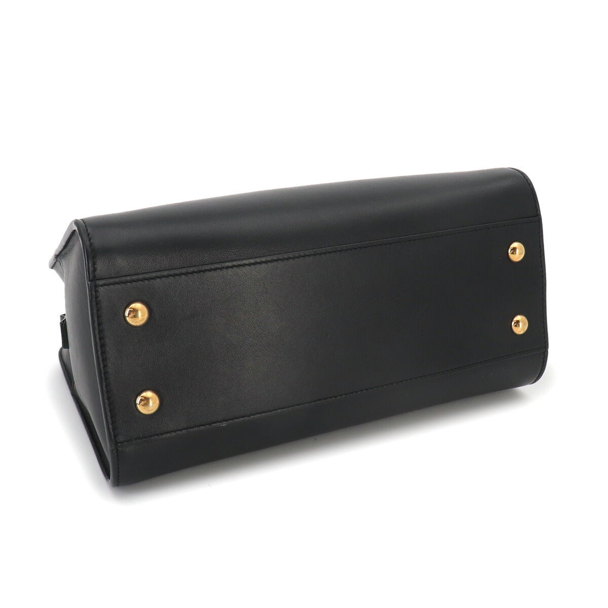 Baby Cabas Hand Shoulder Bag Leather Black 568853