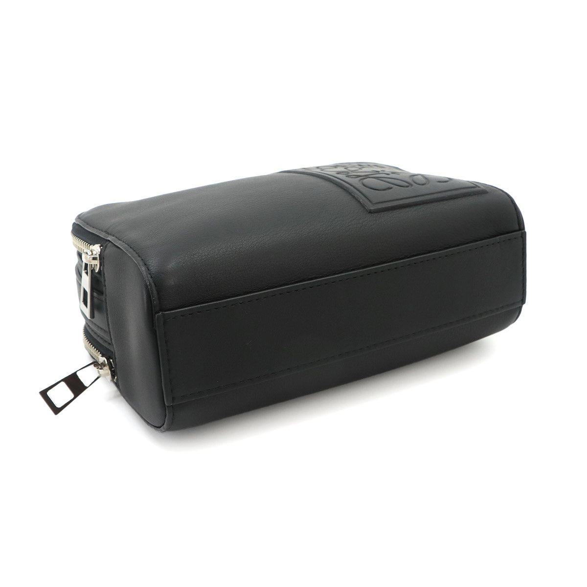 Mini crossbody camera Bag Hand Shoulder Bag Leather Black Anagram