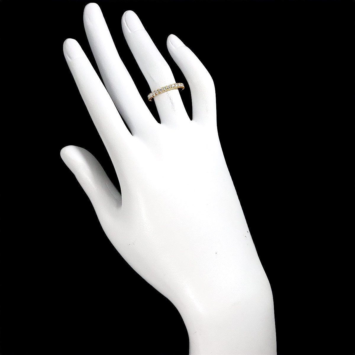 Etincelle De Diamond Ring 18K YG 750 size48 4.5(US)