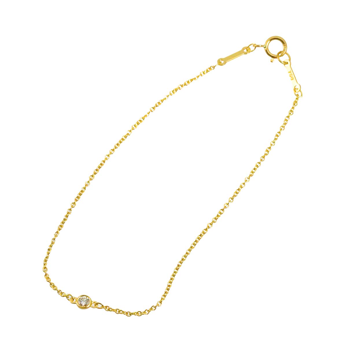 By The Yard Diamond 1P Bracelet 18K Yellow Gold 750