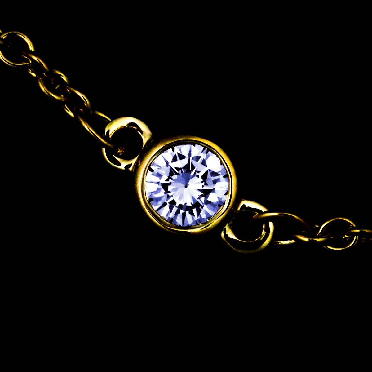 By The Yard Diamond 1P Bracelet 18K Yellow Gold 750