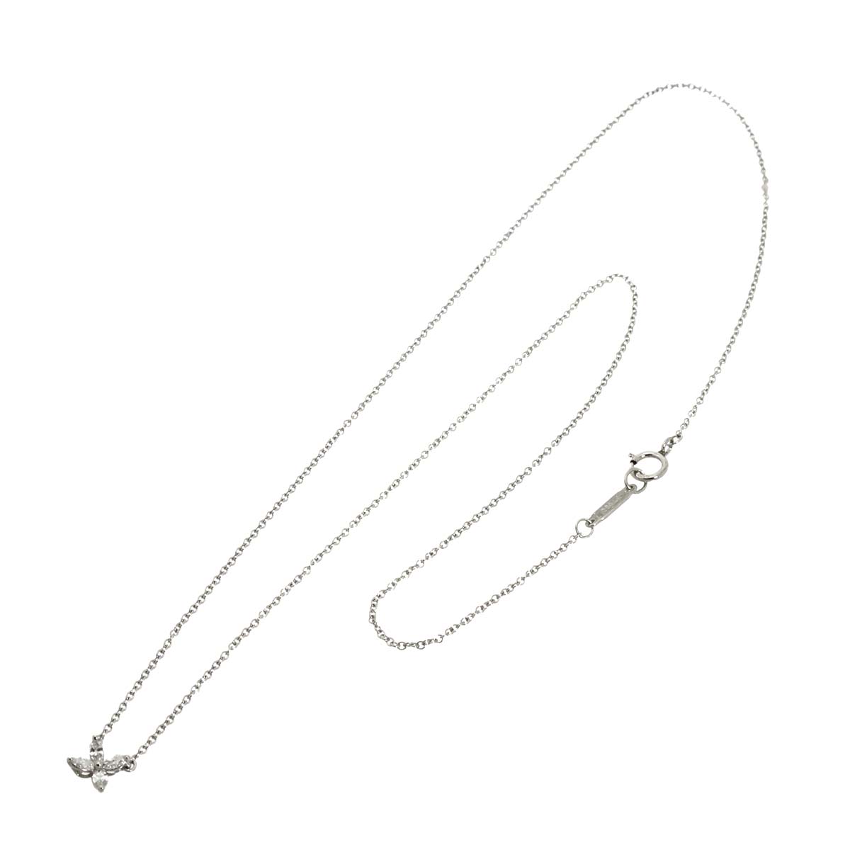 Victoria Mini Diamond Necklace Platinum