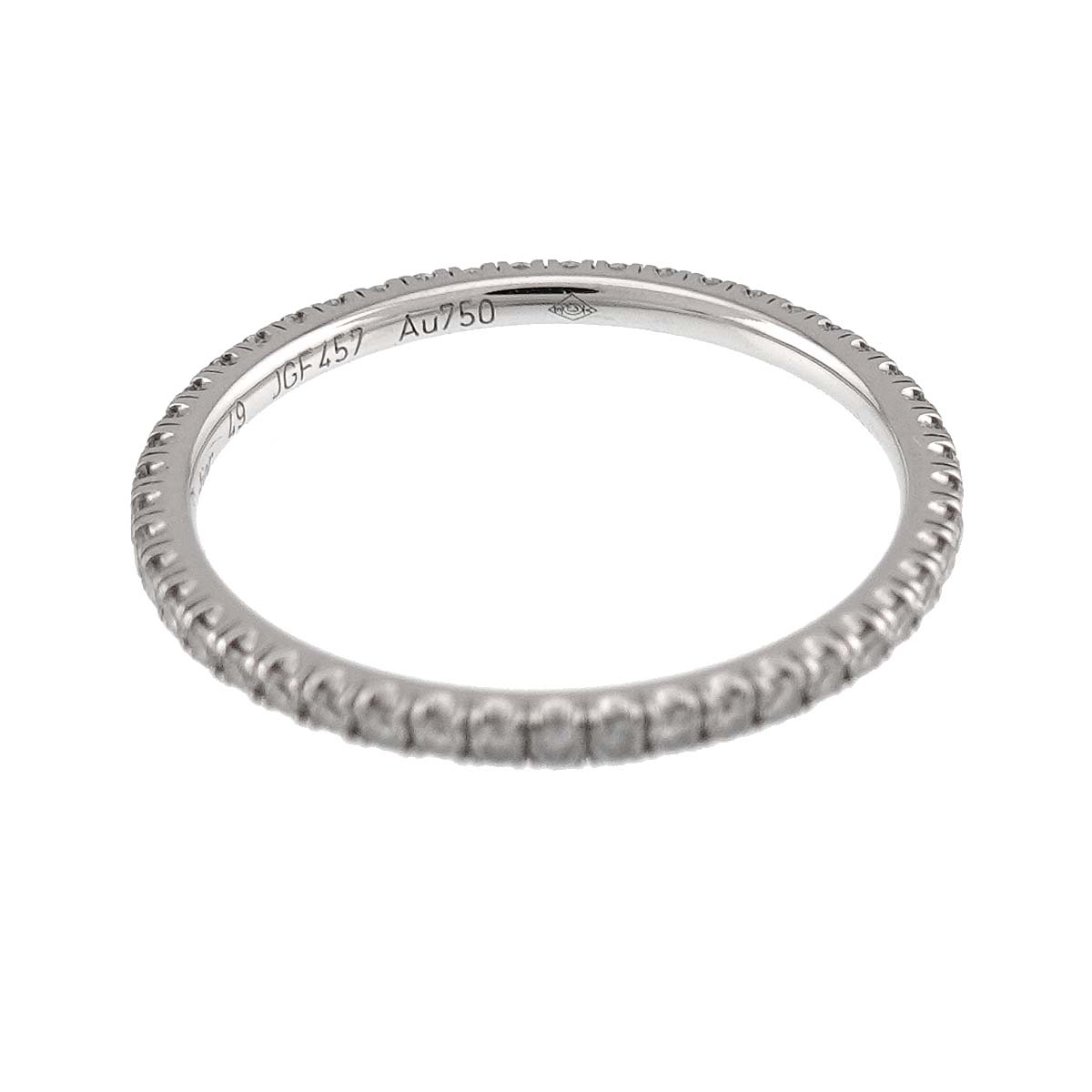 ETINCELLE Full Diamond Ring 18K WG 750 size49 4.75-5(US)
