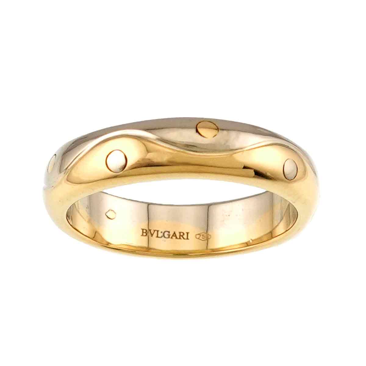Onda Ring 18K Yellow White Gold 750 Size8-8.25(US)