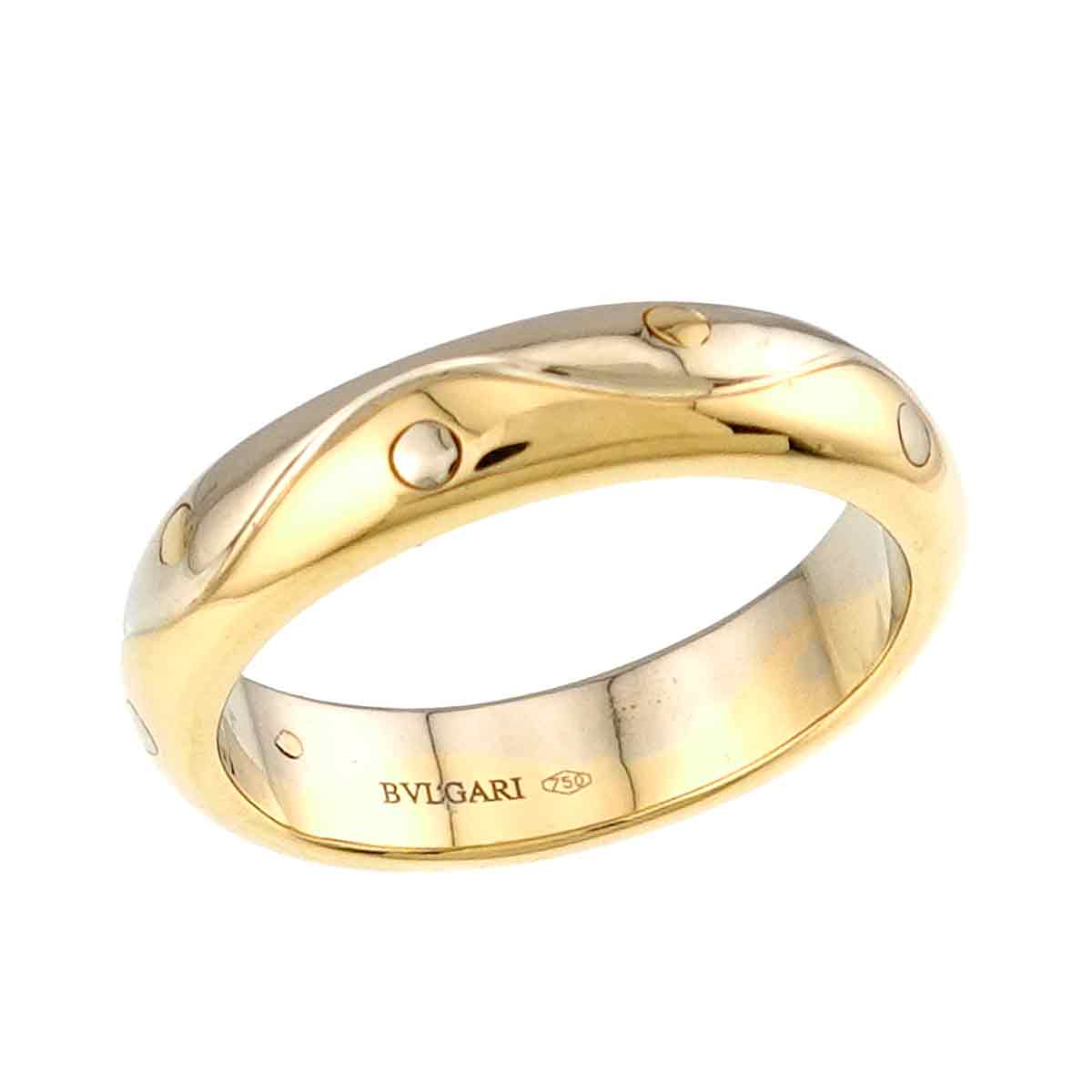 Onda Ring 18K Yellow White Gold 750 Size8-8.25(US)