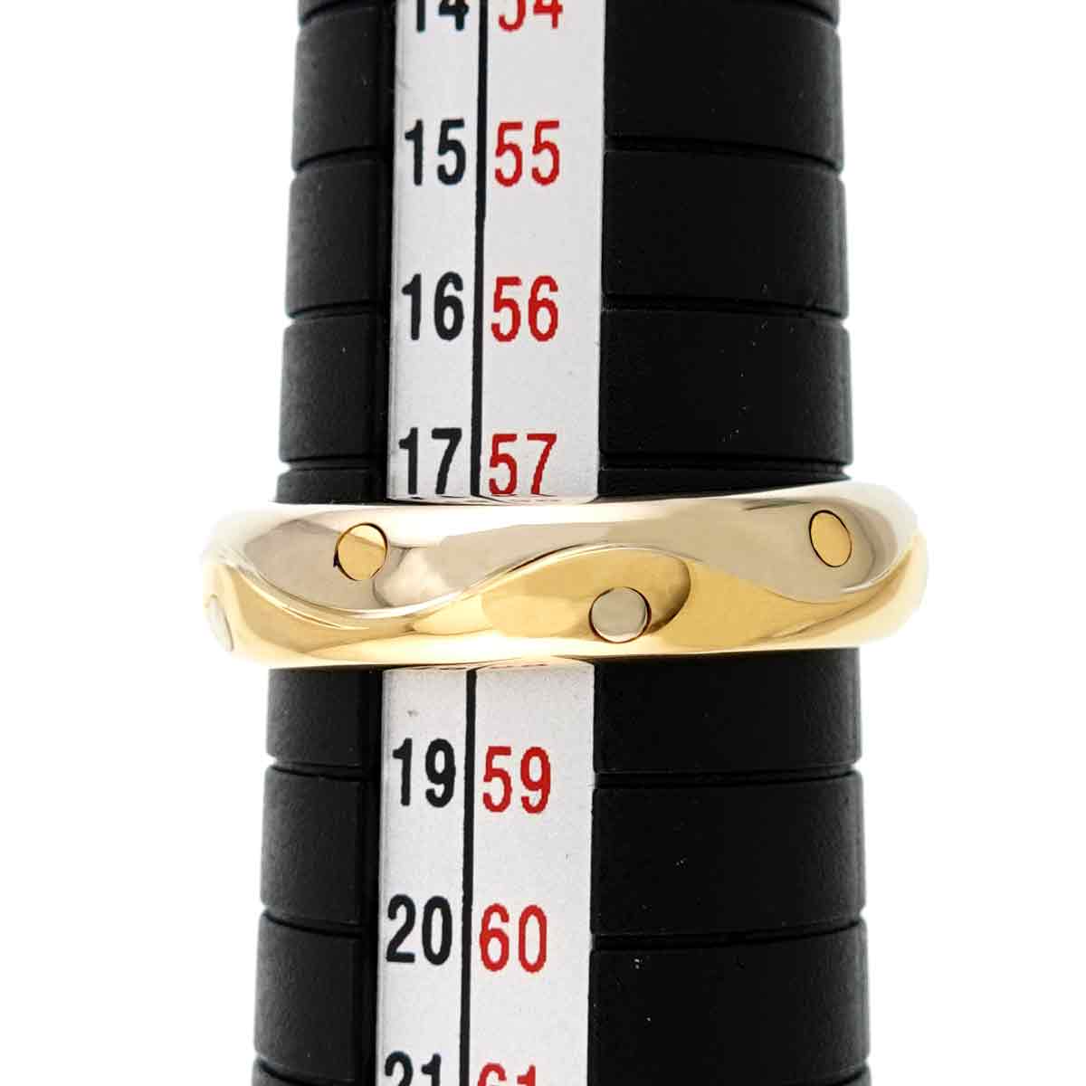 Onda Ring 18K Yellow White Gold 750 Size8-8.25(US)