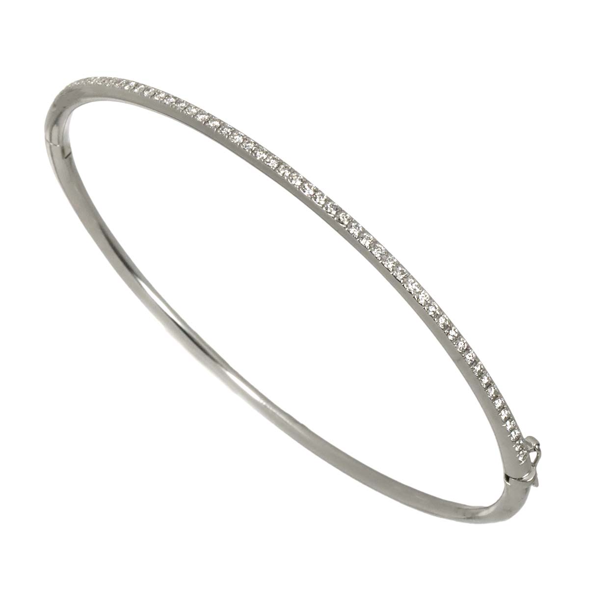Diamond Bracelet 18K White Gold 750