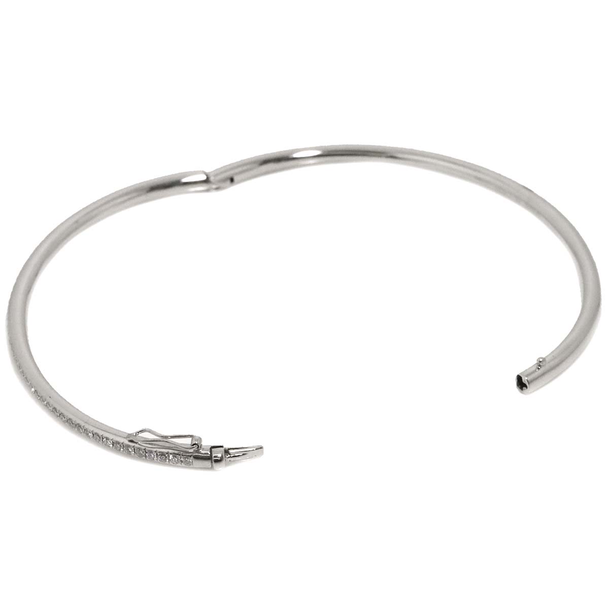 Diamond Bracelet 18K White Gold 750