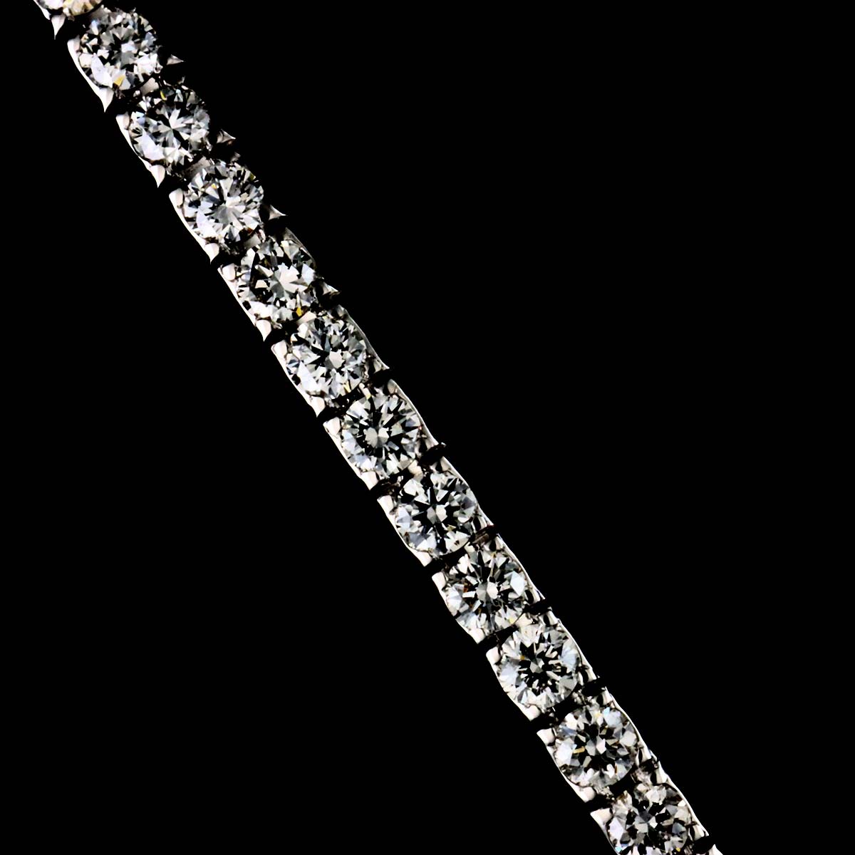 Diamond Bracelet 18K White Gold 750