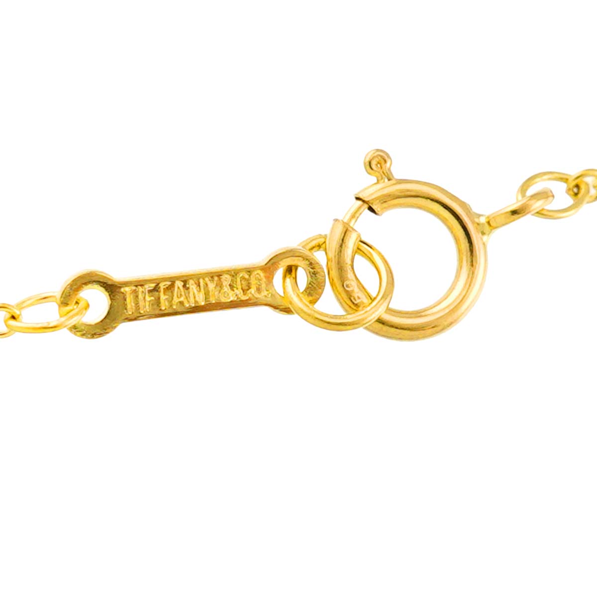 Bean Necklace 18K Yellow Gold 750