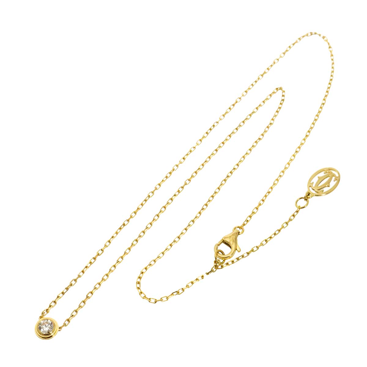 d Amour Diamond Necklace LM 18K Yellow Gold 750