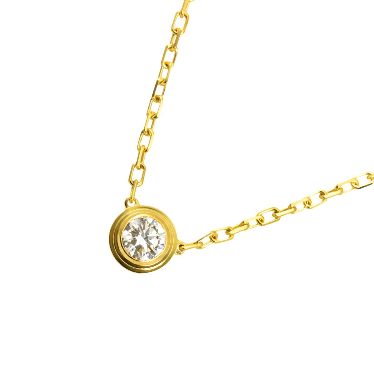d Amour Diamond Necklace LM 18K Yellow Gold 750