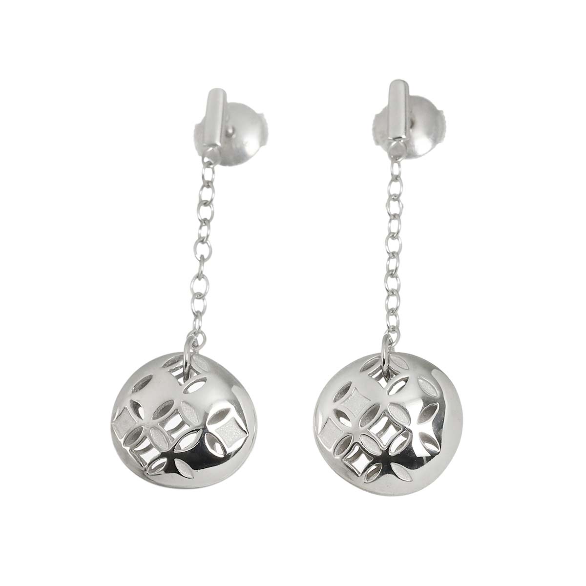 Monogram GALLEA Earrings Pierced 18K WG 750