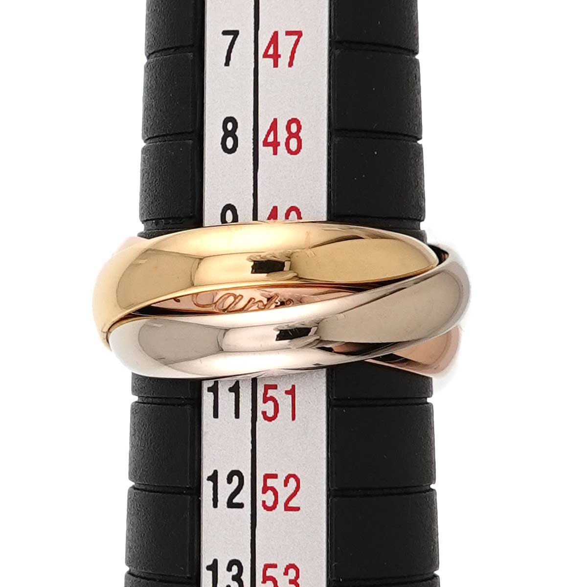 Trinity MM Ring 18K YG WG PG 750 Size50 5.25(US)