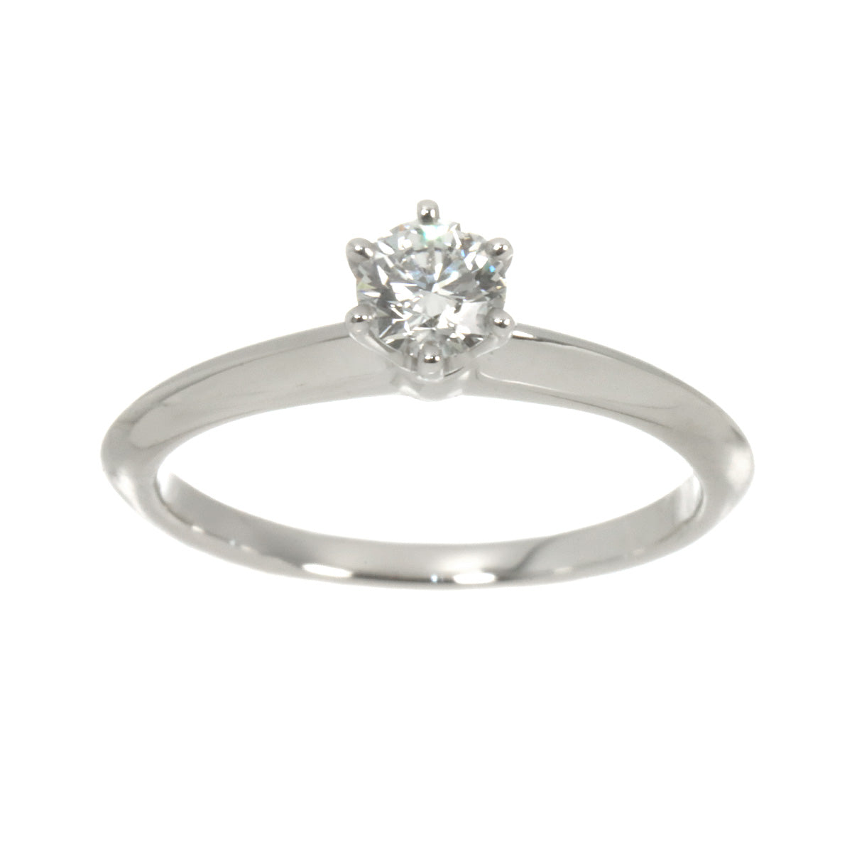 Diamond 0.31ct H/VS1/3EX Ring Platinum Size5.25(US)