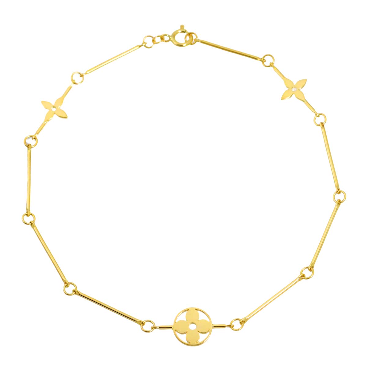 Cheville Anklet Bracelet 18K Yellow Gold 750
