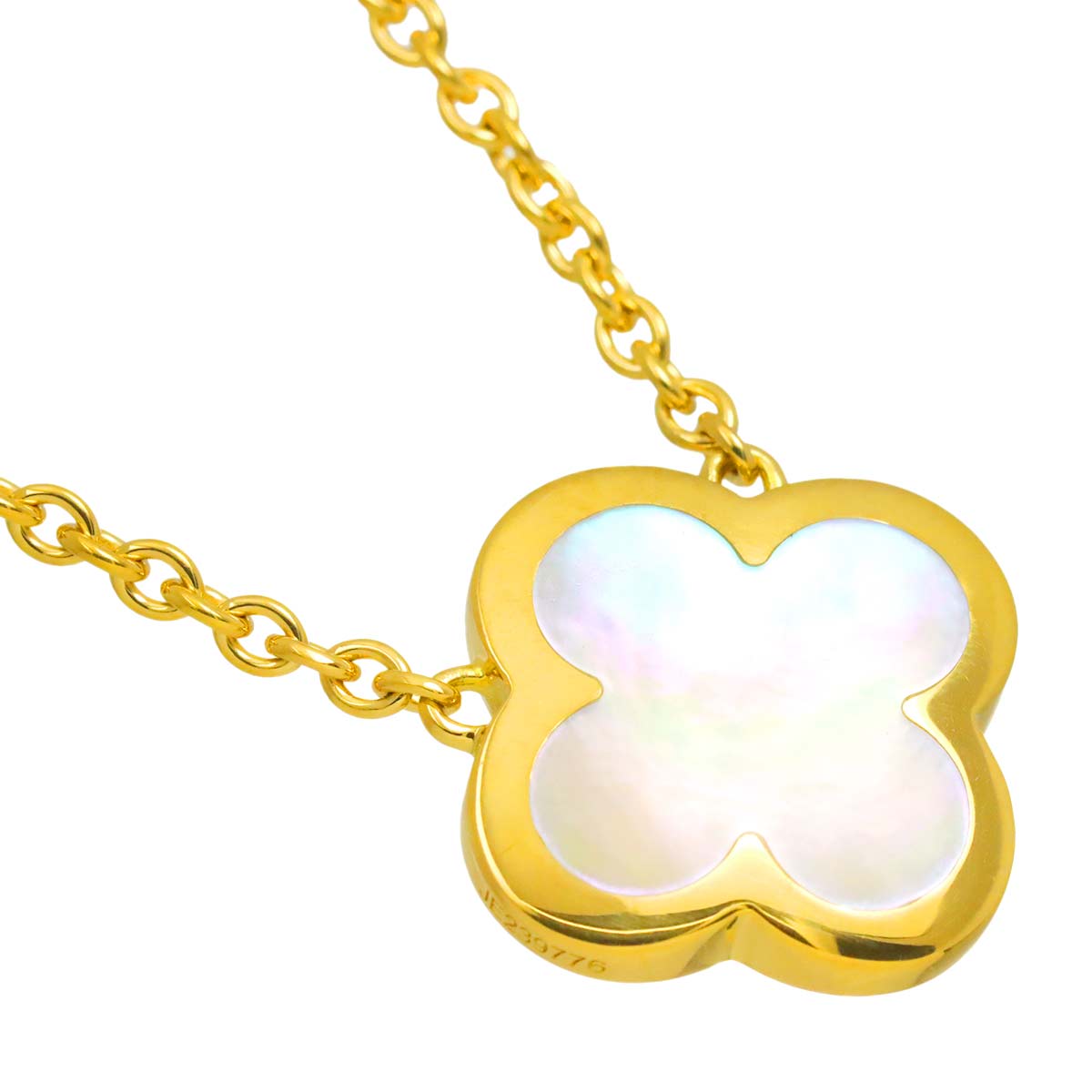 Pure Alhambra MOP Necklace 18K Yellow Gold 750