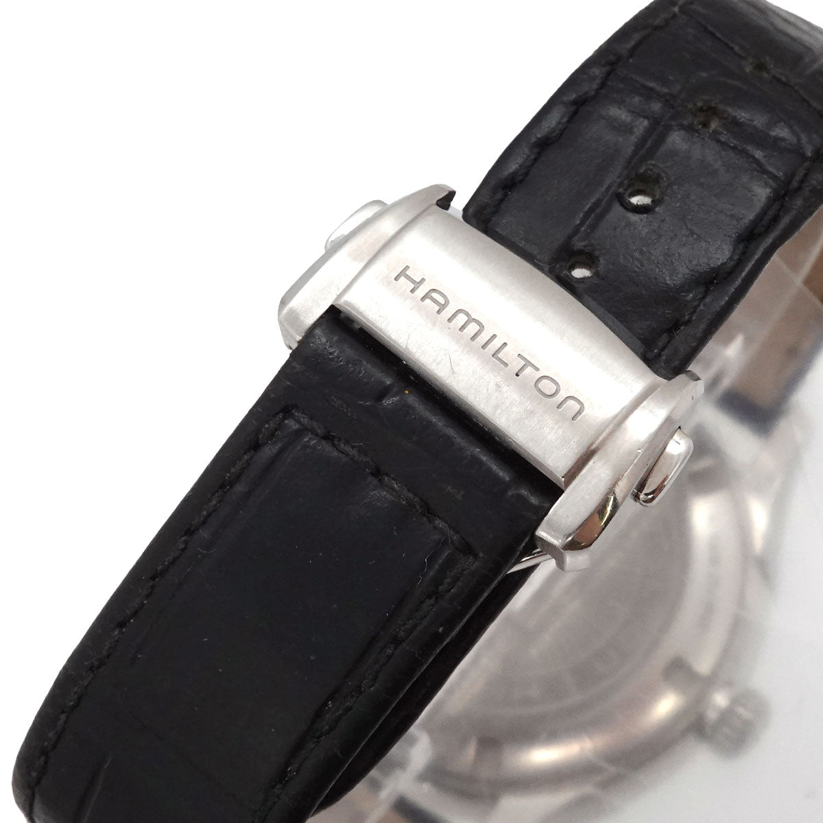Jazzmaster H324510 Date Quartz Silber Dial Mens Watch
