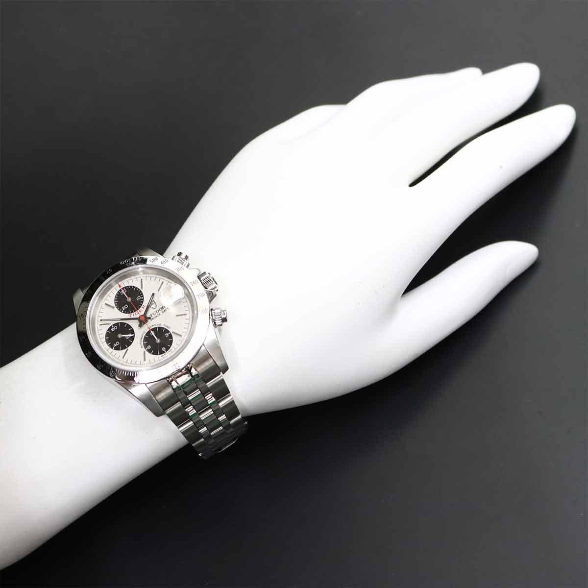 Chrono Time Tiger 79280 Date Automatic Silver Dial Mens Watch