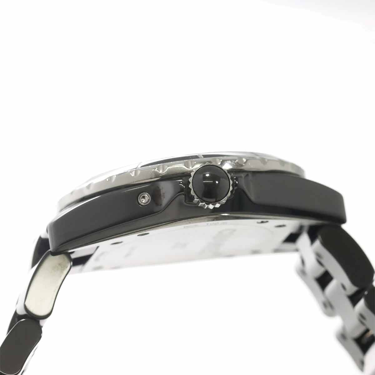 J12 Phase De Lune H3406 Moon phase Automatic Black Dial Mens