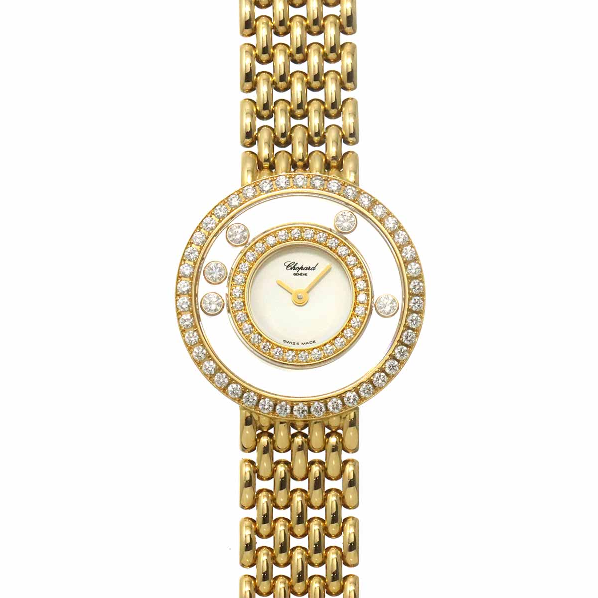 Happy Diamonds 4119 1 Ladies 750 YG 5P Diamond