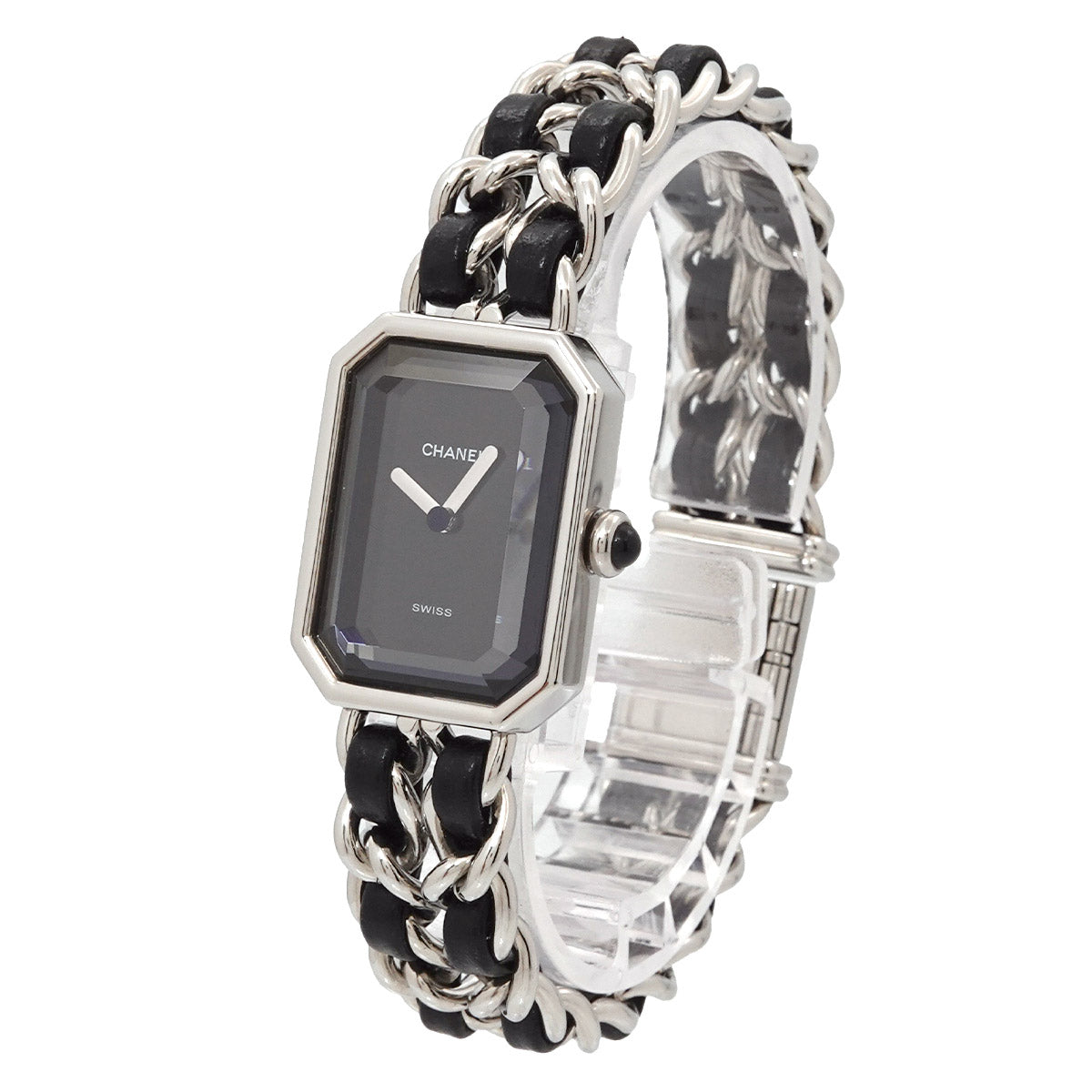 Premiere Size L H0451 Quartz Black Dial Ladies Watch
