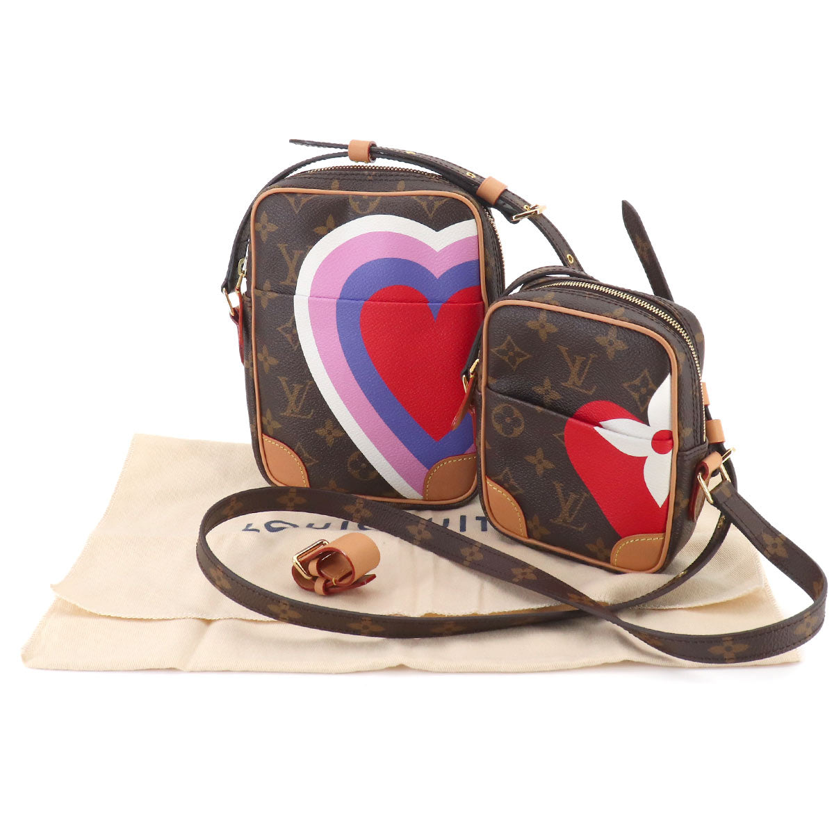 Monogram Game On Paname set Shoulder Bag M57450 Heart