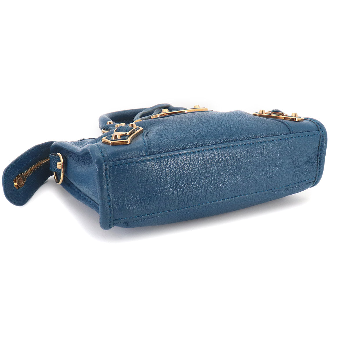 Classic Nano City 2way Hand Shoulder Bag 505982 Blue Purse