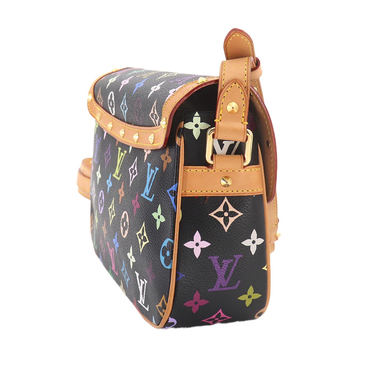 Monogram Multicolor Sologne Shoulder Bag Noir M92639