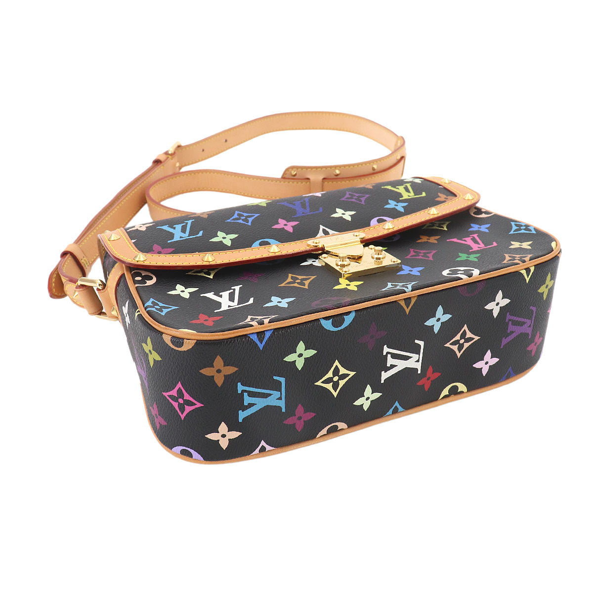 Monogram Multicolor Sologne Shoulder Bag Noir M92639