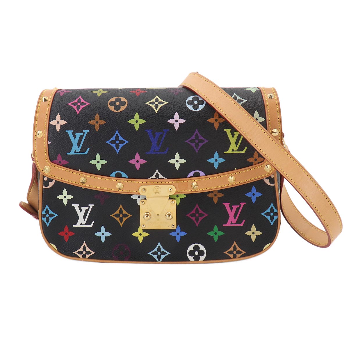 Monogram Multicolor Sologne Shoulder Bag Noir M92639