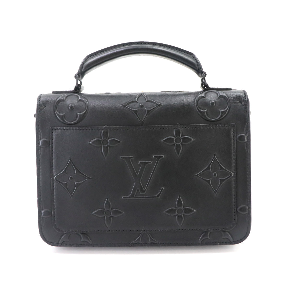 Monogram Seal Steamer Hand Shoulder Bag Leather M58711