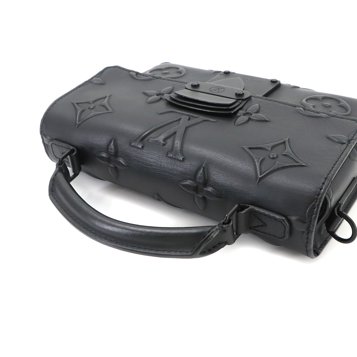 Monogram Seal Steamer Hand Shoulder Bag Leather M58711