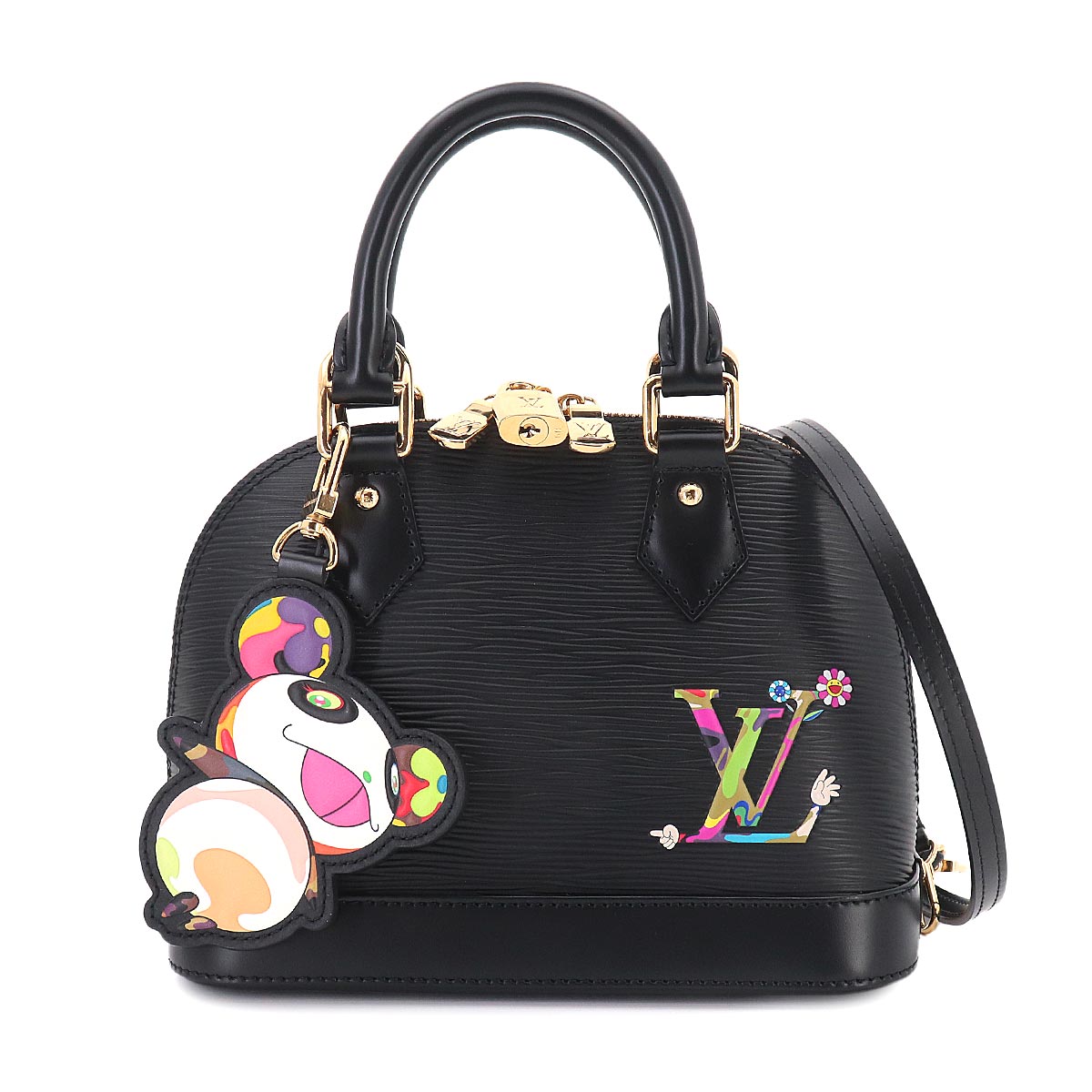 LVxTM Epi Alma BB 2way Hand Shoulder Bag Black M13670