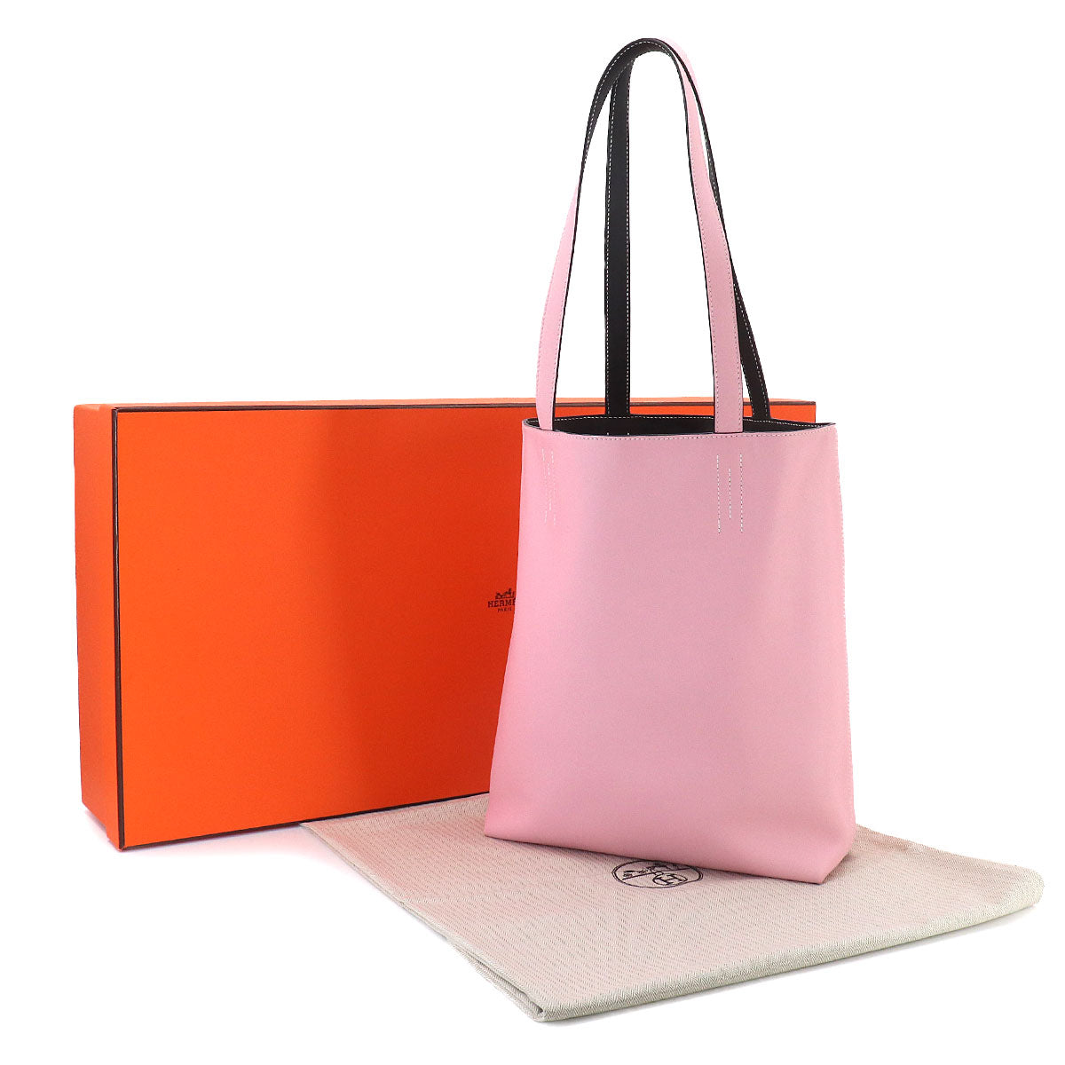 Neo Double Sens 35 Tote Bag Swift Rose Sakura Ebene