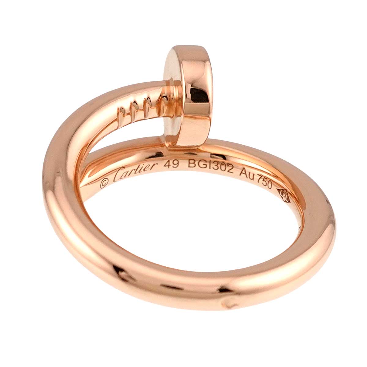 JUSTE UN CLOU Classic Ring 18K PG 750 Size49 4.75-5(US)
