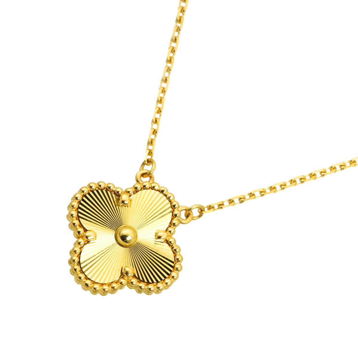 Vintage Alhambra Necklace 18K Yellow Gold 750